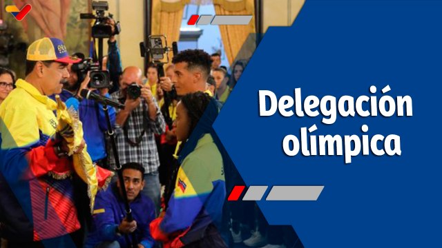Deportes VTV | Presidente Maduro abanderó a atletas que van a los Juegos Olímpicos París 2024