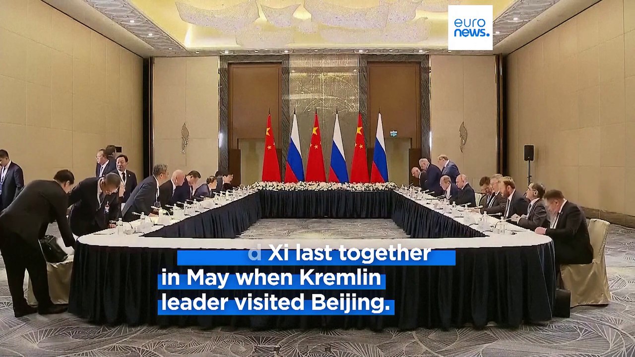 Putin and Xi meet at Central Asian summit in show of deepening ties