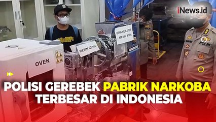 Pabrik Narkoba Terbesar di Indonesia Terbongkar, Peracik Dipandu Via Zoom oleh WNA
