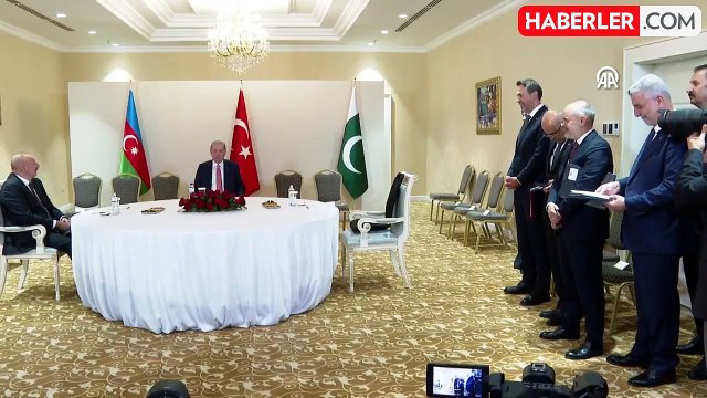 Cumhurbaşkanı Erdoğan ile Azerbaycan Cumhurbaşkanı Aliyev arasında samimi diyalog: Bayağı dirisin maşallah