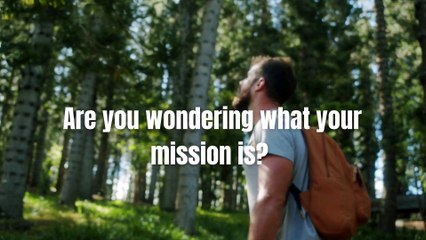 Are you wondering what your mission is?