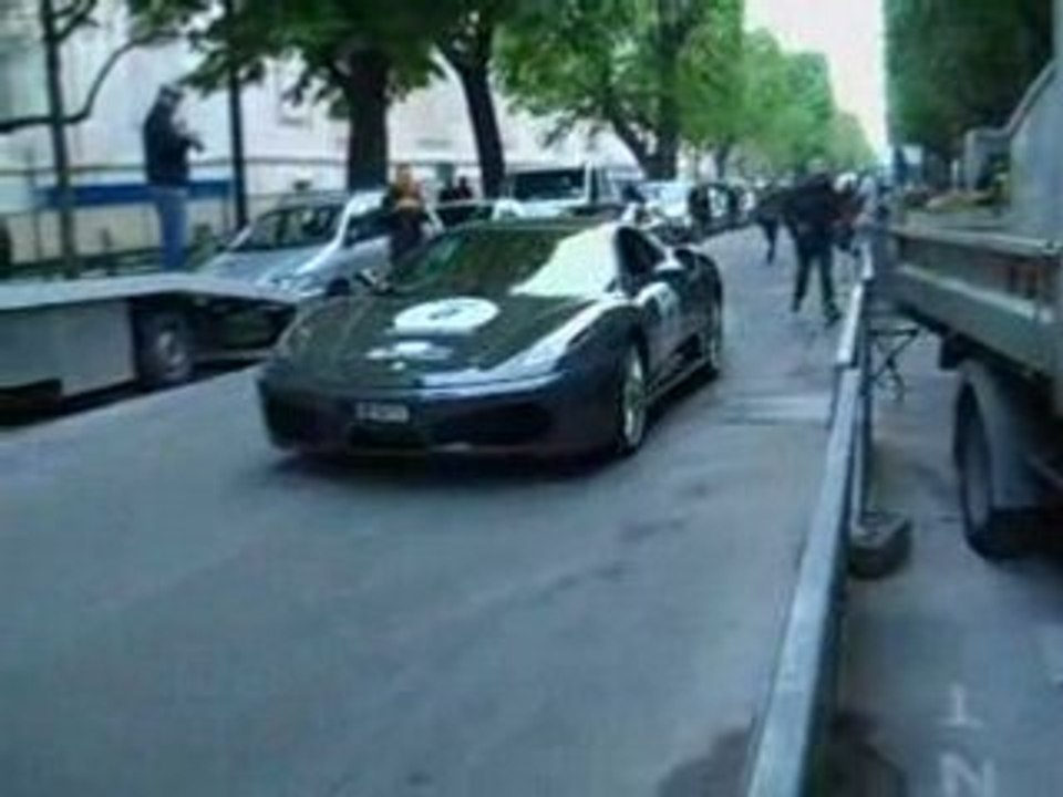 Départ du Tour Auto Lissac 2008 > Ferrari F430