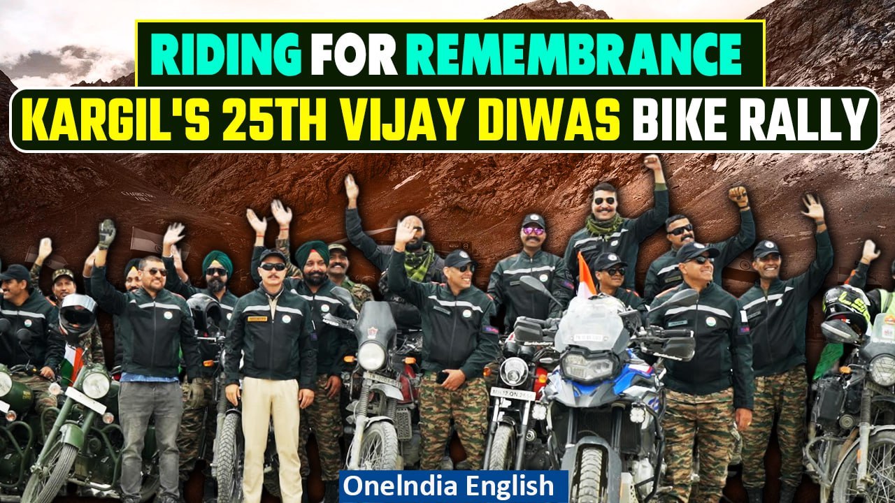 Riding with Pride: Commemorating 25 Years of Kargil Victory with a Special Bike Rally | Kargil Diwas