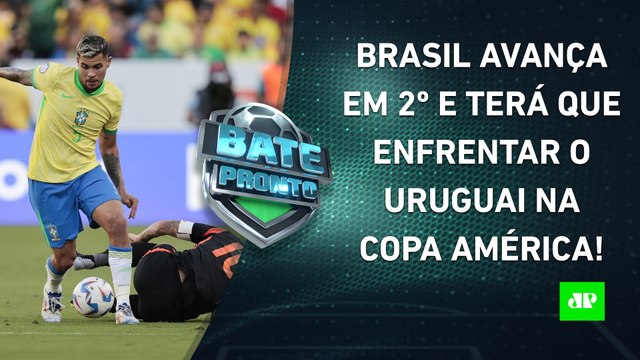 Seleção JOGA MAL, EMPATA com a Colômbia e PEGA o Uruguai nas QUARTAS da Copa América! | BATE-PRONTO