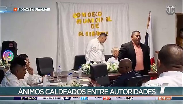 Ánimos caldeados durante primera sesión del Consejo Municipal de Almirante