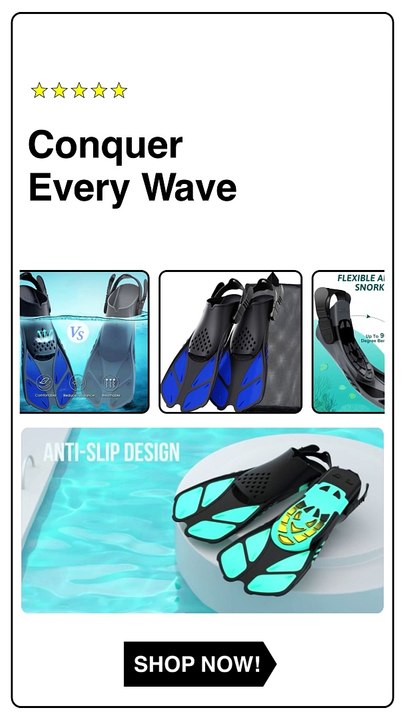 Adjustable Open Heel Snorkel Fins