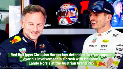 Horner Defiende A Verstappen Tras Su Accidente Con Norris
