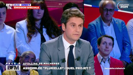Gabriel Attal: "Je me bats pour que nos candidats soient les plus nombreux dans l'hémicycle"