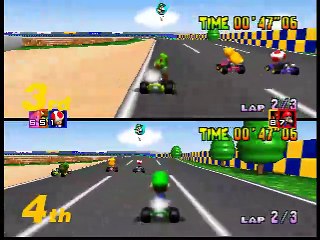 Mario Kart 64 online multiplayer - n64