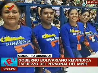 Aragua | Más de 4 mil trabajadores del MPPE recibieron la titularidad de sus cargos