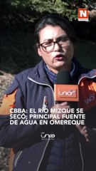 Una de las principales fuentes de agua en Omereque se secó