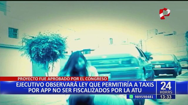 Gobierno observa ley que permite a colectiveros evadir control de la ATU con aplicaciones de taxi