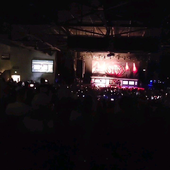 John Waite, Foreigner and Styx in concert live at Toyota Pavillion Concord, California