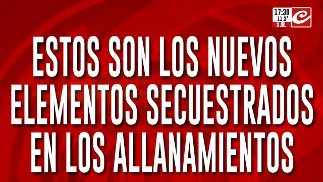 Desaparición de Loan: estos son los nuevos elementos secuestrados en los allanamientos
