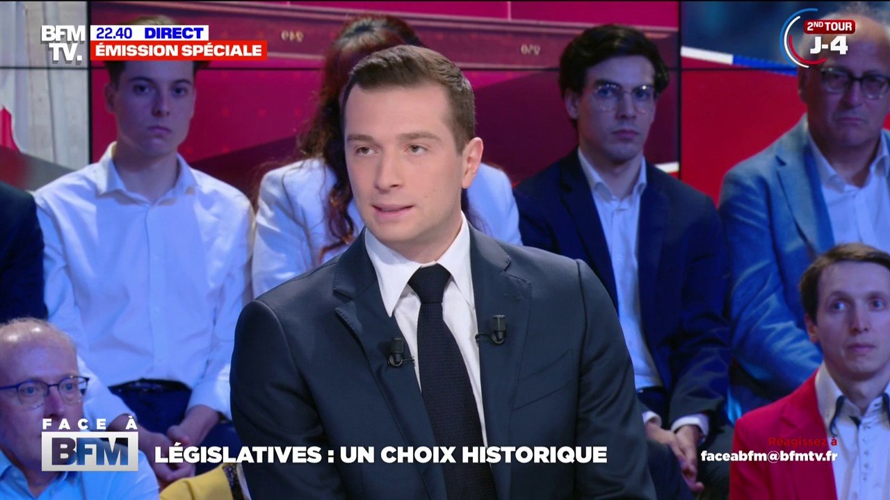 Jordan Bardella: "L'intolérance de l'extrême gauche à l'égard de tous ceux qui ne pensent pas comme eux, je la trouve insupportable"