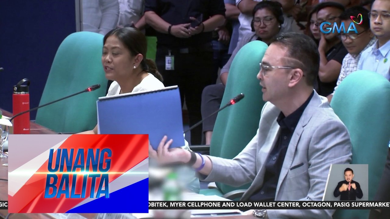 Sen. Nancy Binay, nag-walkout sa gitna ng pagtatalo nila ni Sen. Alan Cayetano tungkol sa ipinatatayong New Senate Building | Unang Balita