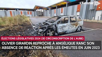 Olivier Girardin reproche à la députée RN son absence de réaction après les émeutes en juin 2023