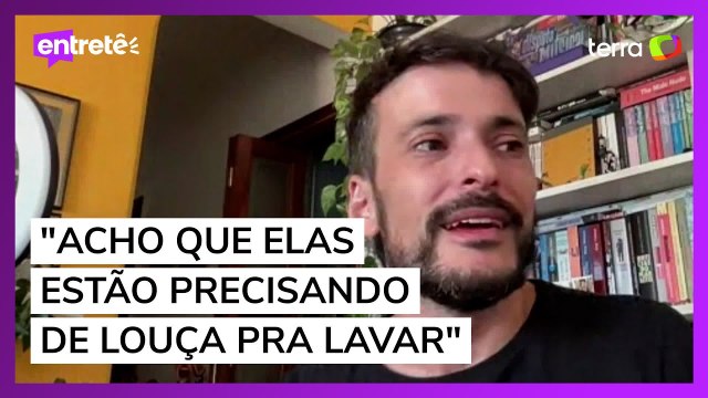 Minha opinião nunca é pessoal, as pessoas levam pra vida , diz Fefito sobre haters