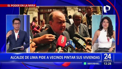 Rafael López Aliaga vuelve a pedir a vecinos que pinten sus casas: “hagan su parte”