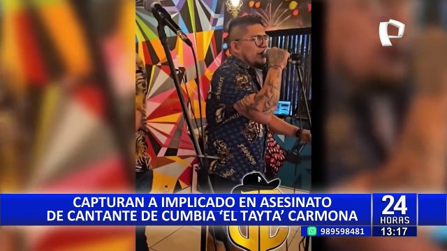 Jaime Carmona: capturan a cabecilla de extorsionadores que estarían detrás de la muerte de cantante