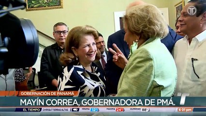 Mayín Correa inicia sus funciones en la Gobernación de Panamá