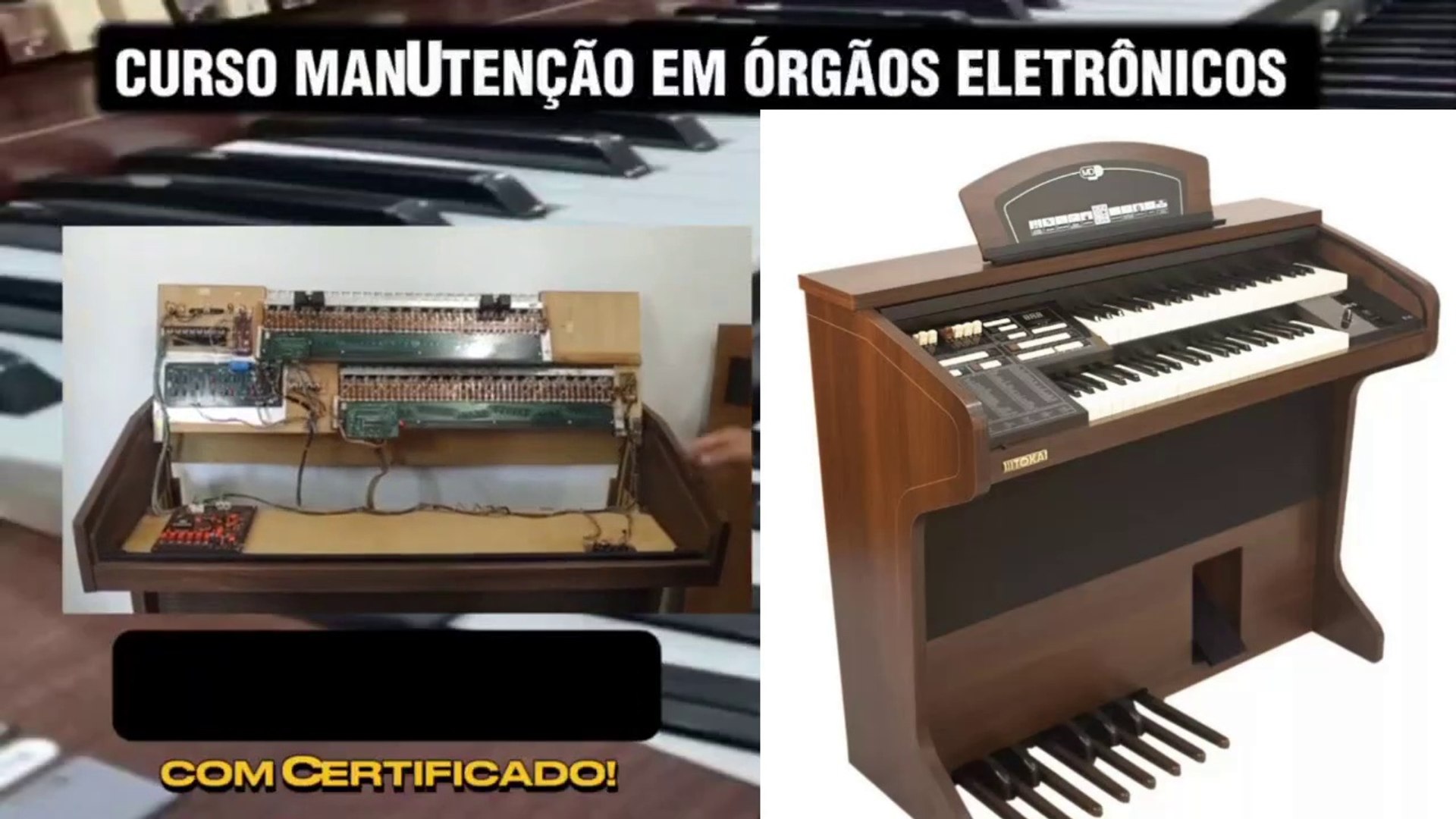 Curso de manutenção em órgãos eletrônicos