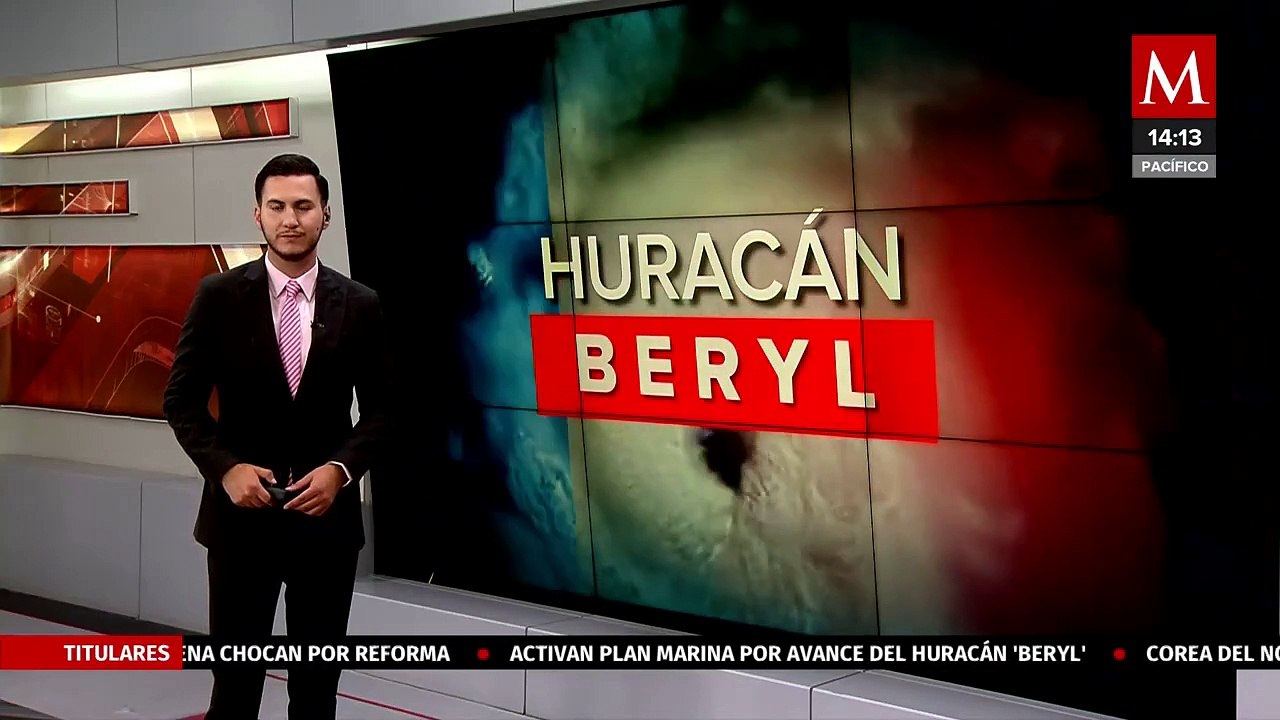 Evacuan a familias de zonas vulnerables en Quintana Roo por paso del huracán 'Beryl'