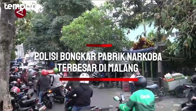 Polisi Bongkar Pabrik Narkoba Terbesar Di Malang, Produksi Ekstasi hingga Tembakau Gorila