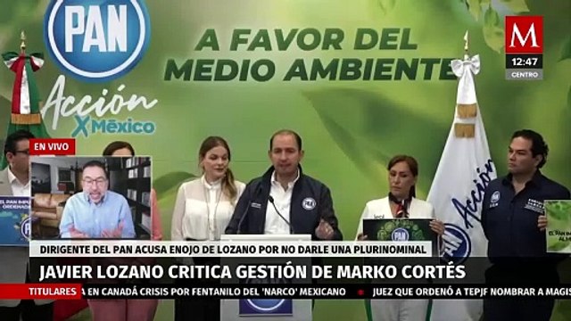 Javier Lozano habla sobre pleito con Marko Cortés: Ya se debió haber ido