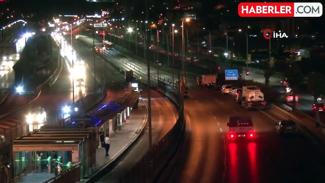 Haliç Köprüsü'nde asfalt yenileme çalışması: Ankara istikameti trafiğe kapatıldı