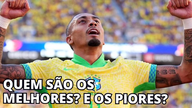 Quem são os melhores e piores jogadores da Seleção Brasileira na Copa América 2024?