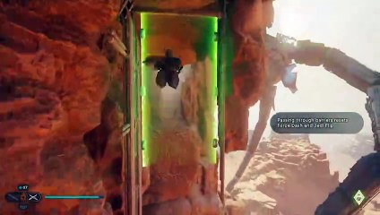 A little acrobatic fun evading that huge thingy