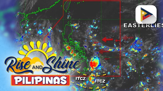 ITCZ, magpapaulan sa Palawan; Easterlies, umiiral sa Caraga at Davao Region; Localized thunderstorm, asahan pa rin sa Metro Manila at nalalabing bahagi ng bansa