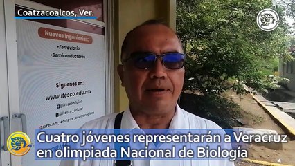 Cuatro jóvenes representarán a Veracruz en olimpiada Nacional de Biología