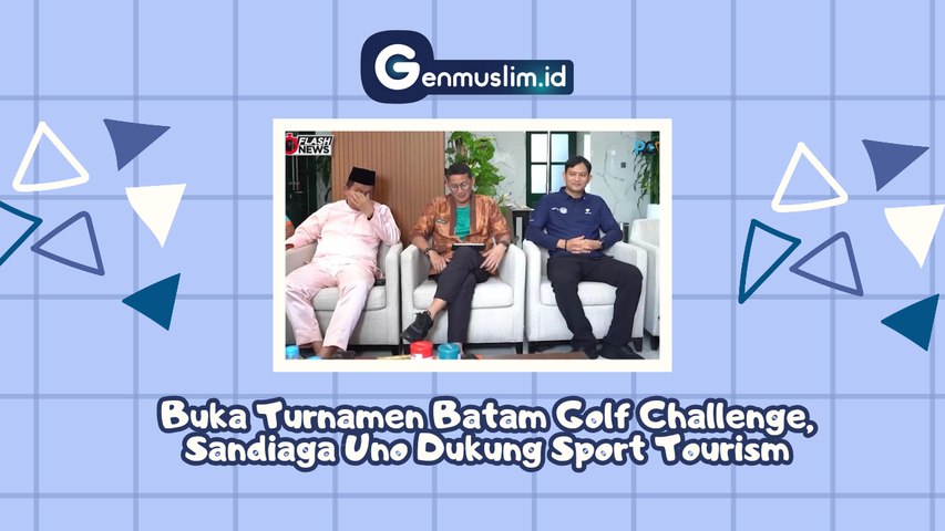 Buka Turnamen Batam Golf Challenge, Sandiaga Uno Dukung Sport Tourism
