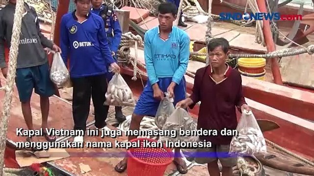 Polairud Tangkap 2 Kapal Nelayan Vietnam yang Curi Ikan di Perairan Natuna