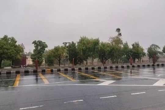 Monsoon Rain : राजधानी में झूम के बरस रहे बदरा, जयपुर में आज सवेरे भी बारिश