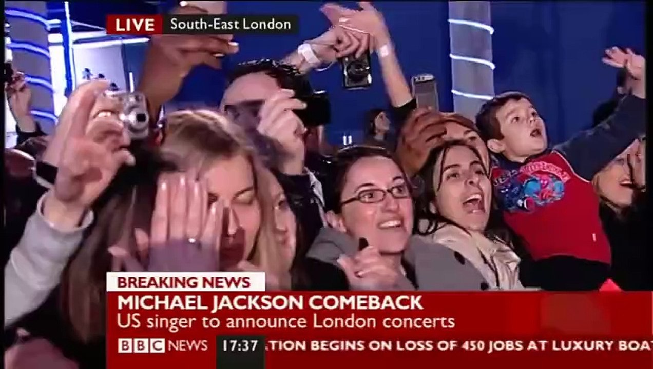 Michael Jackson announce in 2009