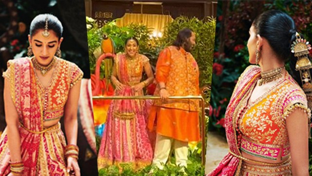Anant Radhika Ambani Mameru Ceremony Inside Video, Bride ने Bandhej Lehenga में Mother Jewellery...