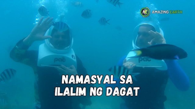 Amazing Earth: Helmet diving adventure with Dingdong Dantes and Arthur Solinap! (Online Exclusives)