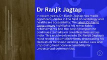 Updated News - Dr. Ranjit Jagtap Latest Achievements