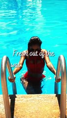 Fresh out of the water and feeling fantastic | Fashion | Models | Swimming