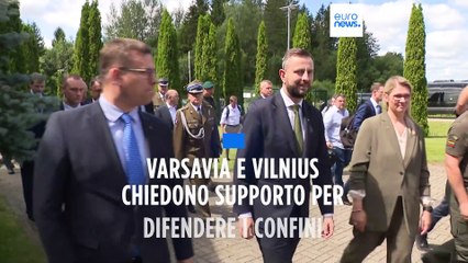 Polonia e Lituania chiedono supporto all'Ue e alla Nato per difendere i confini