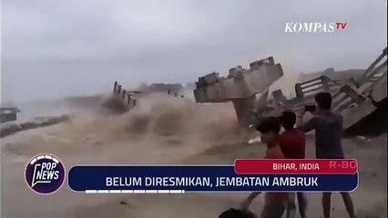 Download Video: Detik-Detik Jembatan di India Ambruk, Belum Sempat Diresmikan!