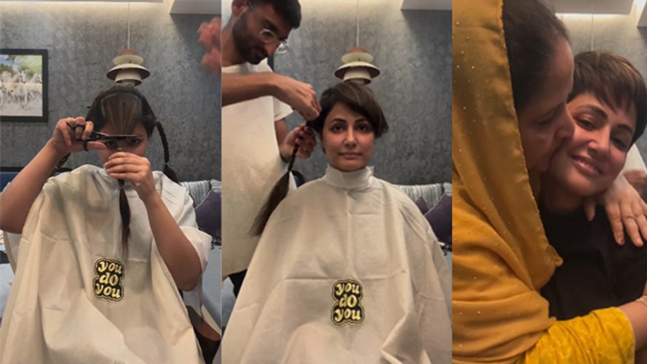 Hina Khan B-reast Cancer: Hair Cut After Chemotherapy Mother Emotional, Public Reaction...