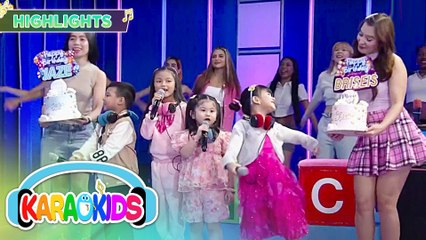 Jaze and Briseis celebrate their birthday on It’s Showtime! | Karaokids