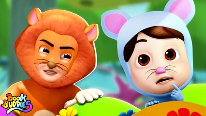 Story of Lion And The Mouse, Kids Cartoons + More Rhymes & Baby Songs