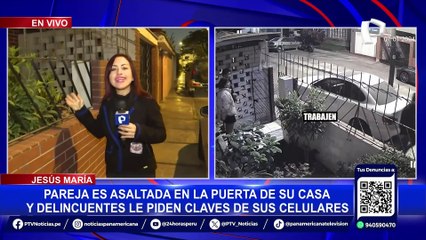 Jesús María: asaltan a pareja y la obligan a entregar claves de cuentas bancarias