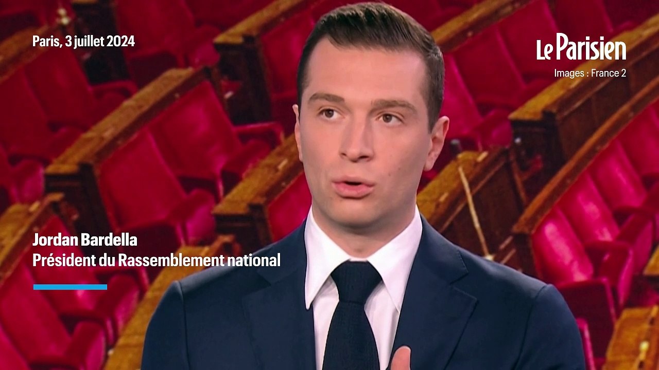 Législatives : « Quand j'ai une brebis galeuse dans mon parti, je l'exclus », assure Bardella