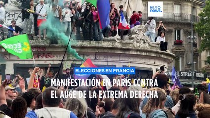 Protestas en París contra la extrema derecha, el racismo y la xenofobia